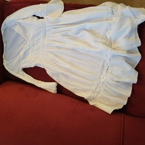 H&M White Dress Size 8 Ladies
